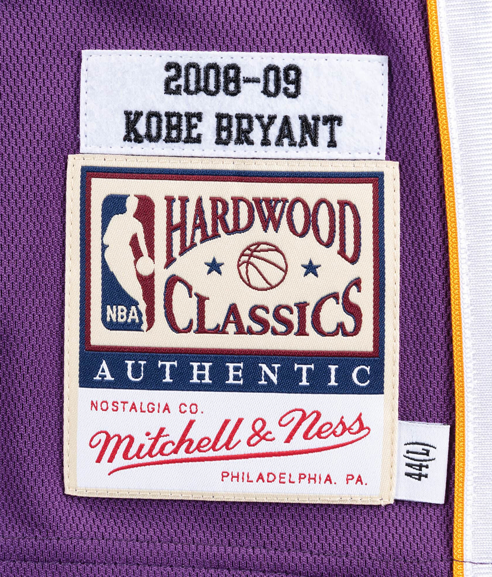 Mitchell & Ness NBA AUTHENTIC JERSEY LOS ANGELES LAKERS 2008-09 KOBE BRYANT  #24 Purple - Purple