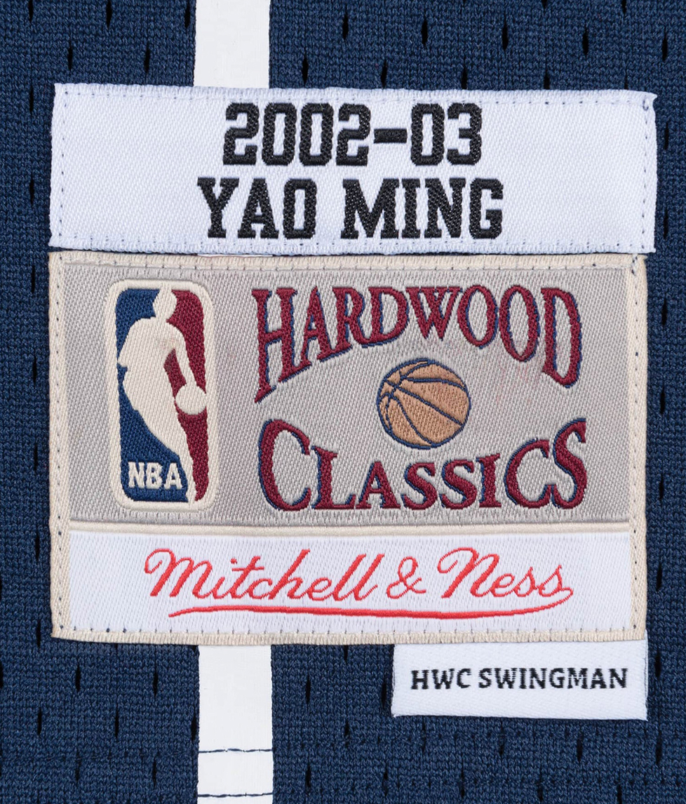  Mitchell & Ness Houston Rockets Yao Ming 2002 Road Swingman  Jersey (X-Large) : Sports & Outdoors