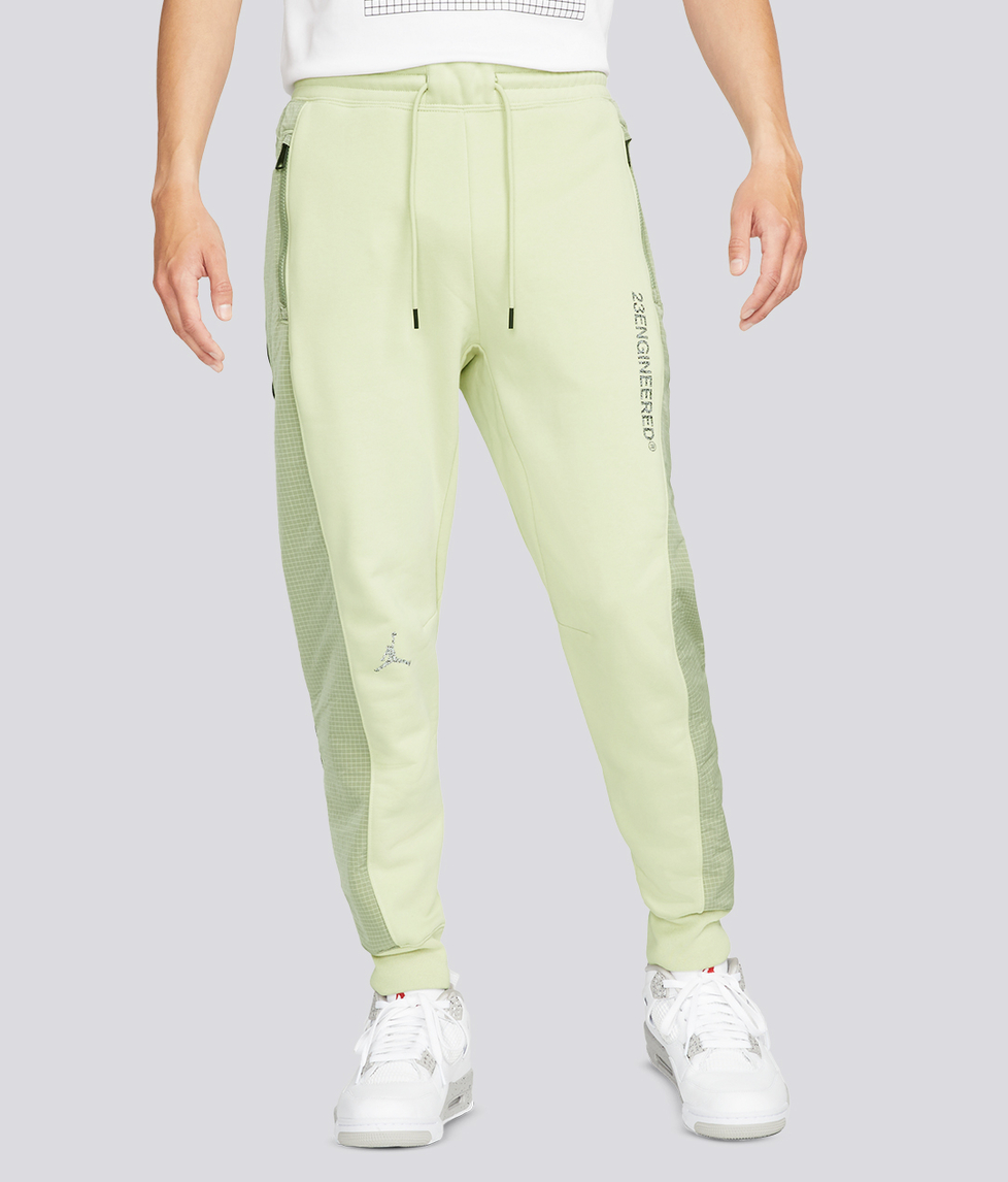 Jordan - M J 23ENG STMT FLC PANT 'OLIVE AURA/JADE STONE' - VegNonVeg