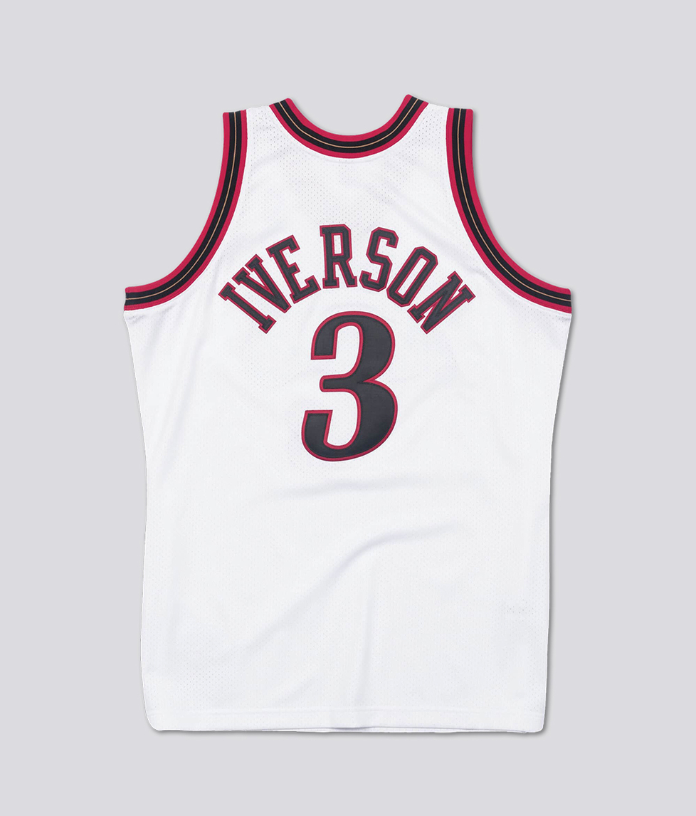 Mitchell & Ness Philadelphia 76ers Allen Iverson Authenic White Jersey