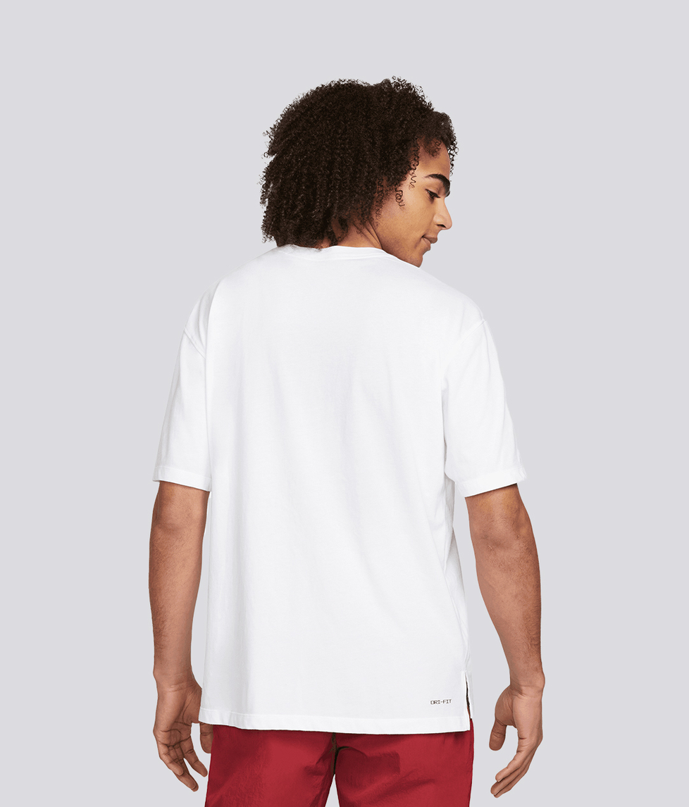 Nike dri fit white 2025 t shirt