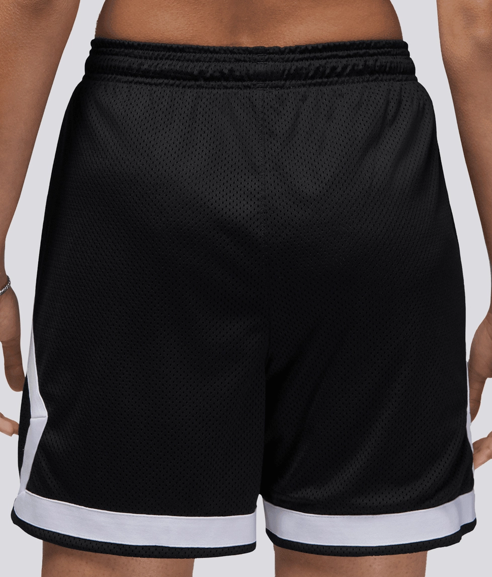 Jordan W J HERITAGE DIAMOND SHORTS CORE BLACK WHITE VegNonVeg