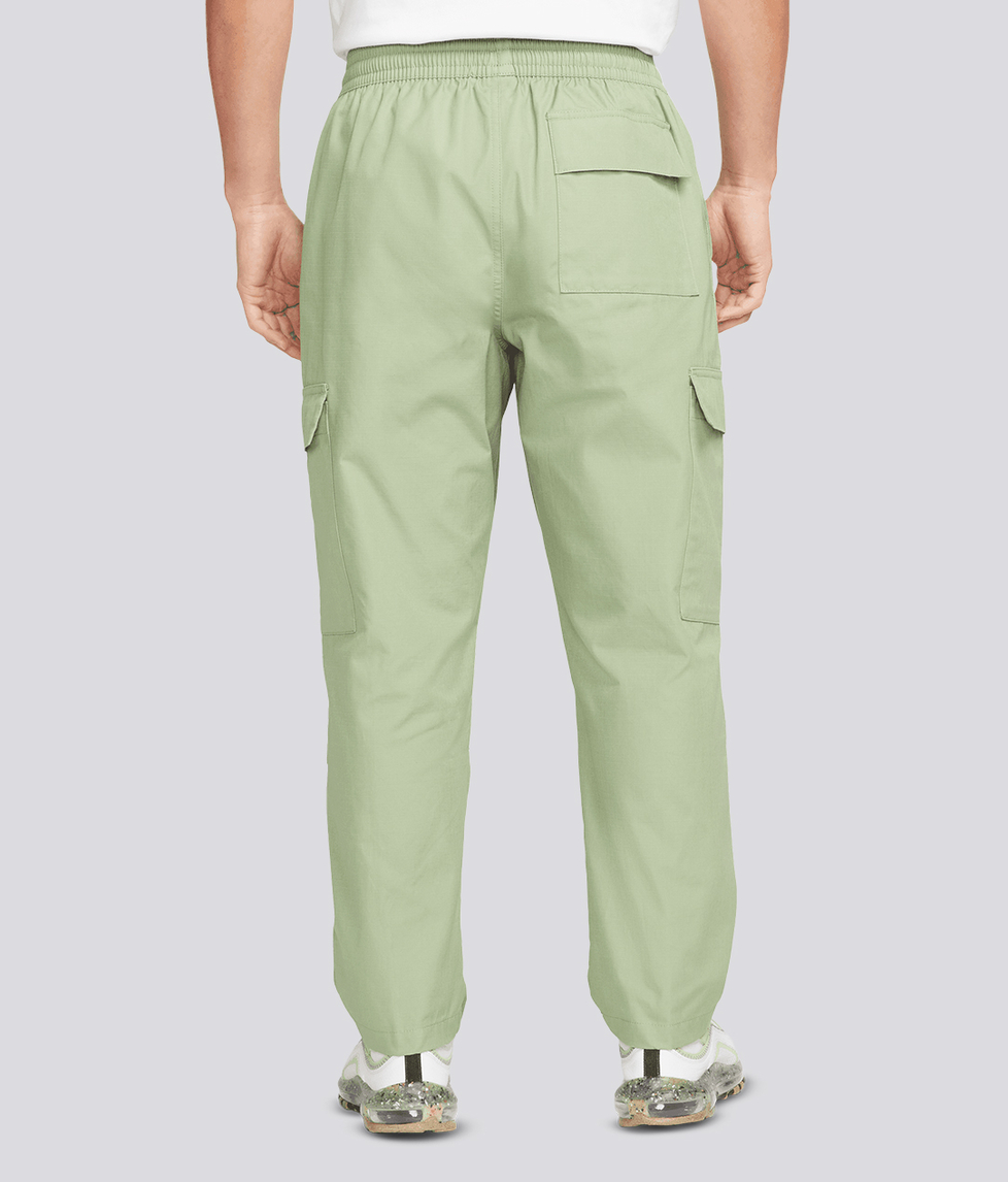 Nike - NIKE CLUB WOVEN CARGO PANT 'OIL GREEN/WHITE' - VegNonVeg