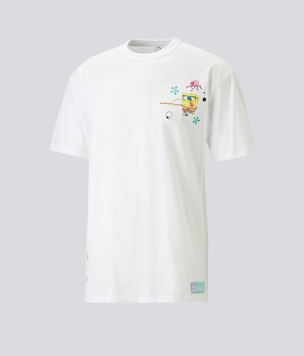 Puma - Puma X Spongebob Graphic Tee - VegNonVeg