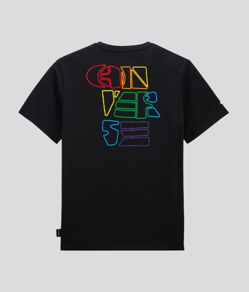 Converse rainbow fashion t shirt