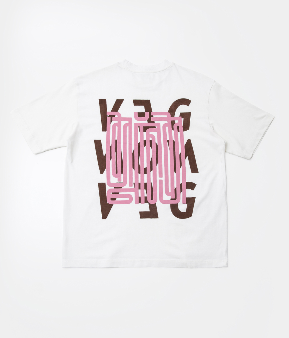 VegNonVeg - NEW ERA 'JUMBLE' T-SHIRT 'WHITE' - VegNonVeg